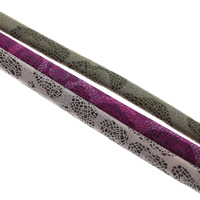 Koža kabel, PU, zmijske uzorak, više boja za izbor, 10x5mm, 50m/Torba, Prodano By Torba