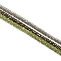 Koža kabel, PU, s okruglom licu uzorkom, više boja za izbor, 6mm, 50m/Torba, Prodano By Torba