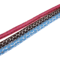 Koža kabel, PU, zmijske uzorak, više boja za izbor, 6x7mm, 100m/Torba, Prodano By Torba