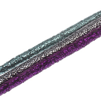 Kožené kabel, PU, barevný prášek, více barev na výběr, 6x7mm, 100m/Bag, Prodáno By Bag