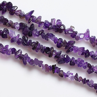 Natural Amethyst Beads Nuggets February Birthstone 4-7mm Approx 1-2mm Length Approx 35 Inch  Sold By Lot