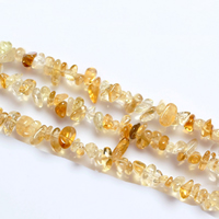 Natural Citrine Beads Nuggets November Birthstone 4-7mm Approx 1-2mm Length Approx 15 Inch  Sold By Lot