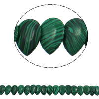 Malachite Beads Teardrop Approx 1mm Approx Sold Per Approx 15.5 Inch Strand