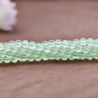 Natural Prehnite Beads Round Grade AAAAA 6mm Approx 0.7mm Sold Per Approx 15 Inch Strand