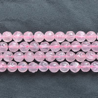 Naturlige rosenkvarts perler, Rose Quartz, Flower, forskellig størrelse for valg, Længde Ca. 15 inch, Solgt af Lot