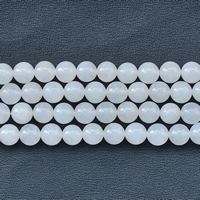 giada Malasya perla, Cerchio, naturale, formato differente per scelta, bianco, Lunghezza Appross. 15 pollice, Venduto da lotto