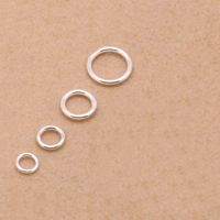 Серебро 925 пробы спаенные кольца, Кольцевая форма, разный размер для выбора, продается Лот
