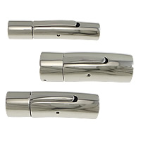 Stainless Steel Jewelry Clasp Tube original color Sold By Lot