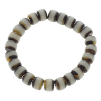 Wrist Mala Bodhi Root Drum Buddhist jewelry & two tone nickel lead & cadmium free Length Approx 7.5 Inch  Sold By Bag