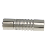 Stainless Steel Magnetic Clasp Column original color Approx 2mm Sold By Lot
