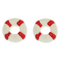 Fashion Resin Cabochons Life Ring flat back & two tone Sold By Bag