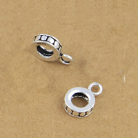 Tailandia pendentes de contas, Roda plana, 8x3mm, Buraco:Aprox 3-5mm,1-3mm, 20PCs/Lot, vendido por Lot