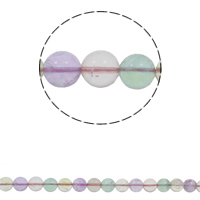 Perline di quarzo naturale, Cerchio, formato differente per scelta, multi-colore, Foro:Appross. 1.5mm, Venduto per Appross. 15.7 pollice filo