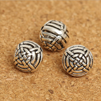 Thailand Sterling Silver Beads Round 10mm Approx 1mm Sold By Lot