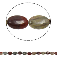 Gemstone Smycken Pärlor, Ädelsten, Flat Oval, naturlig, 13x18x5mm, Hål:Ca 1.5mm, Ca 22PC/Strand, Såld Per Ca 15.3 inch Strand