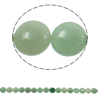 Зеленый авантюрин Бусины, Плоская круглая форма, натуральный, 16x6mm, отверстие:Приблизительно 1.5mm, Приблизительно 25ПК/Strand, Продан через Приблизительно 14.9 дюймовый Strand