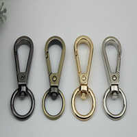 Tibetan Style Lobster Swivel Clasp, plated, more colors for choice, nickel, lead & cadmium free, 18x50mm, Hole:Approx 14mm, 100PCs/Lot, Sold By Lot