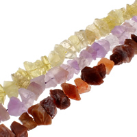 Natürliche gefärbten Quarz Perlen, Natürlicher Quarz, keine, 14x10x12mm-18x15x10mm, Bohrung:ca. 1mm, ca. 45PCs/Strang, verkauft per ca. 15.7 ZollInch Strang