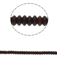 Roter Jaspis Perle, flache Runde, natürlich, 6.5x3mm, Bohrung:ca. 1.5mm, ca. 134PCs/Strang, verkauft per ca. 15.7 ZollInch Strang