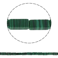 Malachite Beads Rectangle Approx 1.5mm Approx Sold Per Approx 15.7 Inch Strand