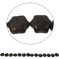 Unakite Beads, Flower, naturlig, 13x15x5mm, Hole:Ca. 1.5mm, Ca. 28pc'er/Strand, Solgt Per Ca. 15.7 inch Strand