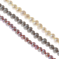 Bulvių išauginti gėlavandenių perlų karoliukai, Gėlo vandens perlų, Bulvė, daugiau spalvų pasirinkimas, 3-4mm, Skylė:Apytiksliai 0.8mm, Parduota už Apytiksliai 15 Inch Strand
