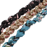 Etnisk bomullsband, Bomull, med Vaxat bomullsband, Flätad, fler färger för val, 20x10mm, 50m/Bag, Säljs av Bag