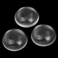 Acryl Cabochons, flache Runde, transparent & flache Rückseite, 20x6mm, 2Taschen/Menge, ca. 330PCs/Tasche, verkauft von Menge