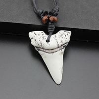 Resin Pendant Tooth imitation bone Approx 2mm Sold By Lot