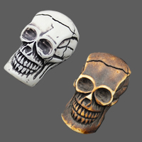 Resin Pendant Skull imitation bone Approx 1.5mm Sold By Lot