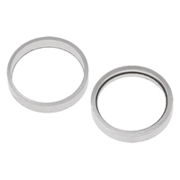 Stainless Steel Ring σύνδεση, Από ανοξείδωτο χάλυβα, Λουκουμάς, διαφορετικό μέγεθος για την επιλογή, αρχικό χρώμα, Sold Με τσάντα