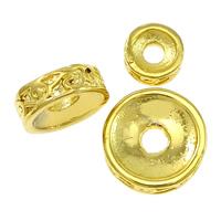 Brass Spacer Beads real gold plated & high quality plating and never fade nickel lead & cadmium free Sold By Lot