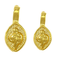 Brass Leaf real gold plated Buddhist jewelry & high quality plating and never fade nickel lead & cadmium free Sold By Lot