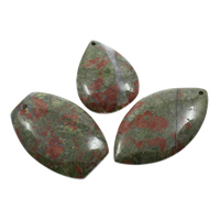 Natural Unakite Pendants - Approx 2mm Sold By Bag