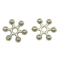 Zinc Alloy Spacer Beads Flower platinum color plated nickel lead & cadmium free Approx 1mm Sold By Lot