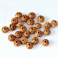 Buddha Beads Wood Flower Buddhist jewelry nickel lead & cadmium free Approx 3.5mm Sold By Lot