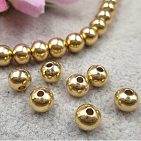 Zinc Alloy Jewelry Beads Brass real gold plated nickel lead & cadmium free Sold By Lot