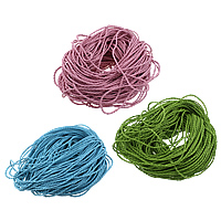Koža kabel, PU, tkane, više boja za izbor, 3mm, 200Yards/Lot, Prodano By Lot
