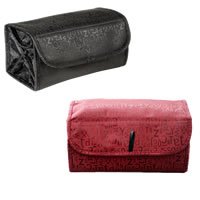 Polyester Travel Toiletry Bag, with PVC Plastic, more colors for choice, 510x245mm, 2PCs/Lot, Sold By Lot