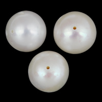 Bulvių išauginti gėlavandenių perlų karoliukai, Gėlo vandens perlų, Bulvė, natūralus, baltas, 10-11mm, Skylė:Apytiksliai 0.8mm, 10kompiuteriai/Krepšys, Pardavė Krepšys