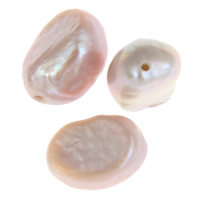 Naturliga sötvattenspärla lösa pärlor, Freshwater Pearl, Barock, purpur, 7-8mm, Hål:Ca 0.8mm, 10PC/Bag, Säljs av Bag
