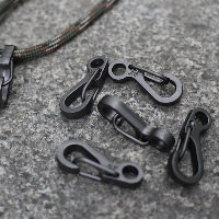 Aluminum Key Clasp plumbum black color plated Approx 0.5mm Sold By Lot
