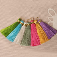 Polyester Tassel with Iron 100mm Sold By Bag