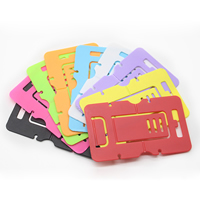 Phone Holder Plastic Square mixed colors Sold By Bag
