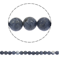 Clubs Agate Beads, Round, different size for choice, blue, Hole:Approx 1mm, Sold Per Approx 15.5 Inch Strand
