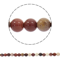 Dotter Stein Perlen, rund, synthetisch, verschiedene Größen vorhanden, Bohrung:ca. 1mm, verkauft per ca. 15 ZollInch Strang