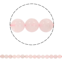 Perline di quarzo rosa naturale, Cerchio, sintetico, formato differente per scelta, Foro:Appross. 1mm, Venduto per Appross. 15.5 pollice filo