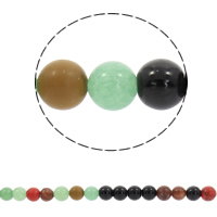 Perline gioielli gemme, pietra preziosa, Cerchio, sintetico, formato differente per scelta, Foro:Appross. 1mm, Venduto per Appross. 15 pollice filo