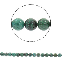 Naturlige Fire Crackle Agate perler, Runde, syntetisk, forskellig størrelse for valg, Hole:Ca. 1mm, Solgt Per Ca. 15.5 inch Strand