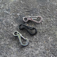 Zinc Alloy Key Clasp plated mixed colors nickel lead & cadmium free 25mm Sold By Lot
